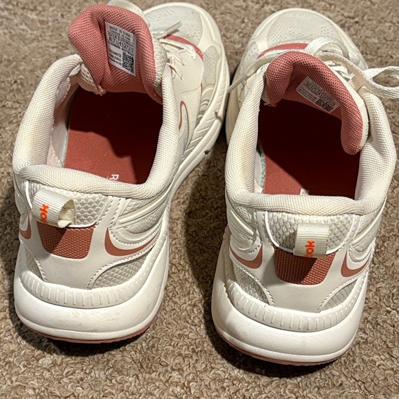 Reebok Women's Cream and Pink Sneakers - Picture 6 of 8